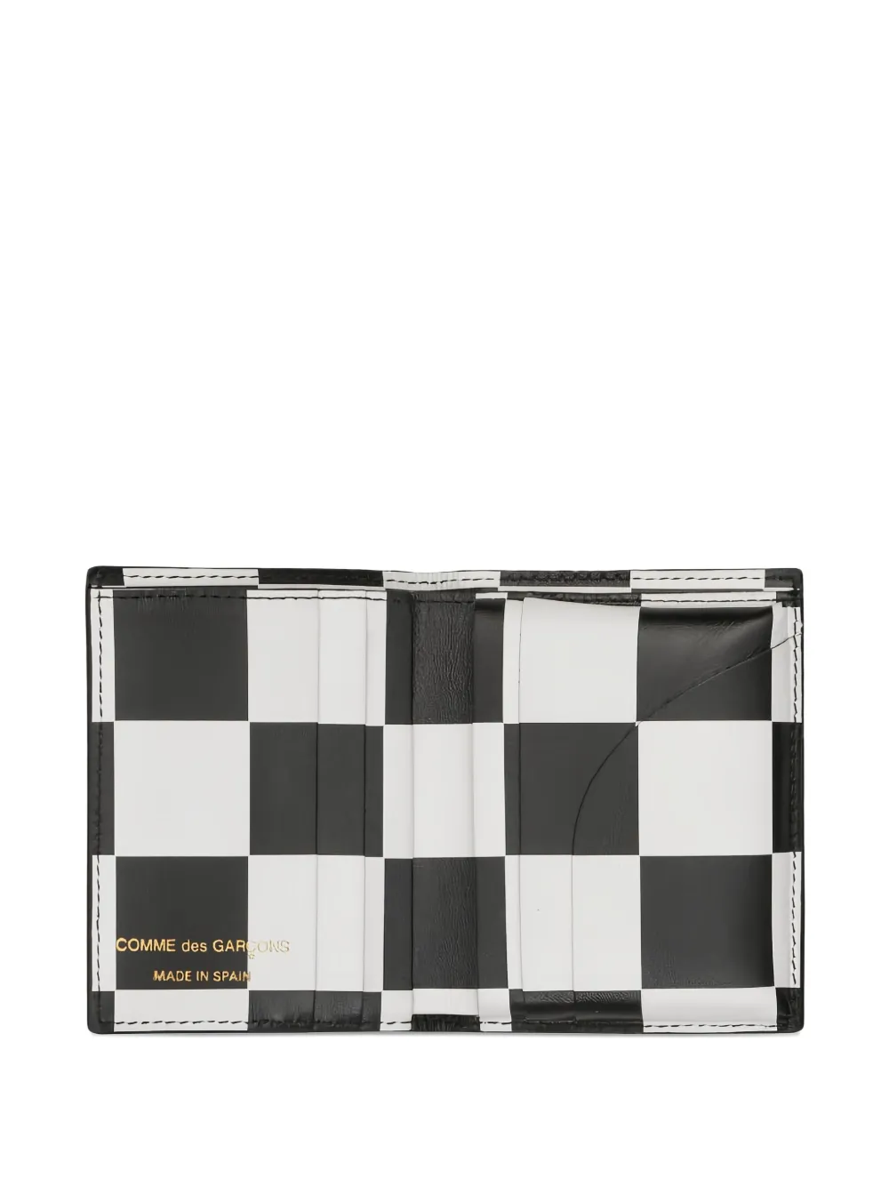

Кошелек с лакированной отделкой Comme Des Garçons Wallet, черный