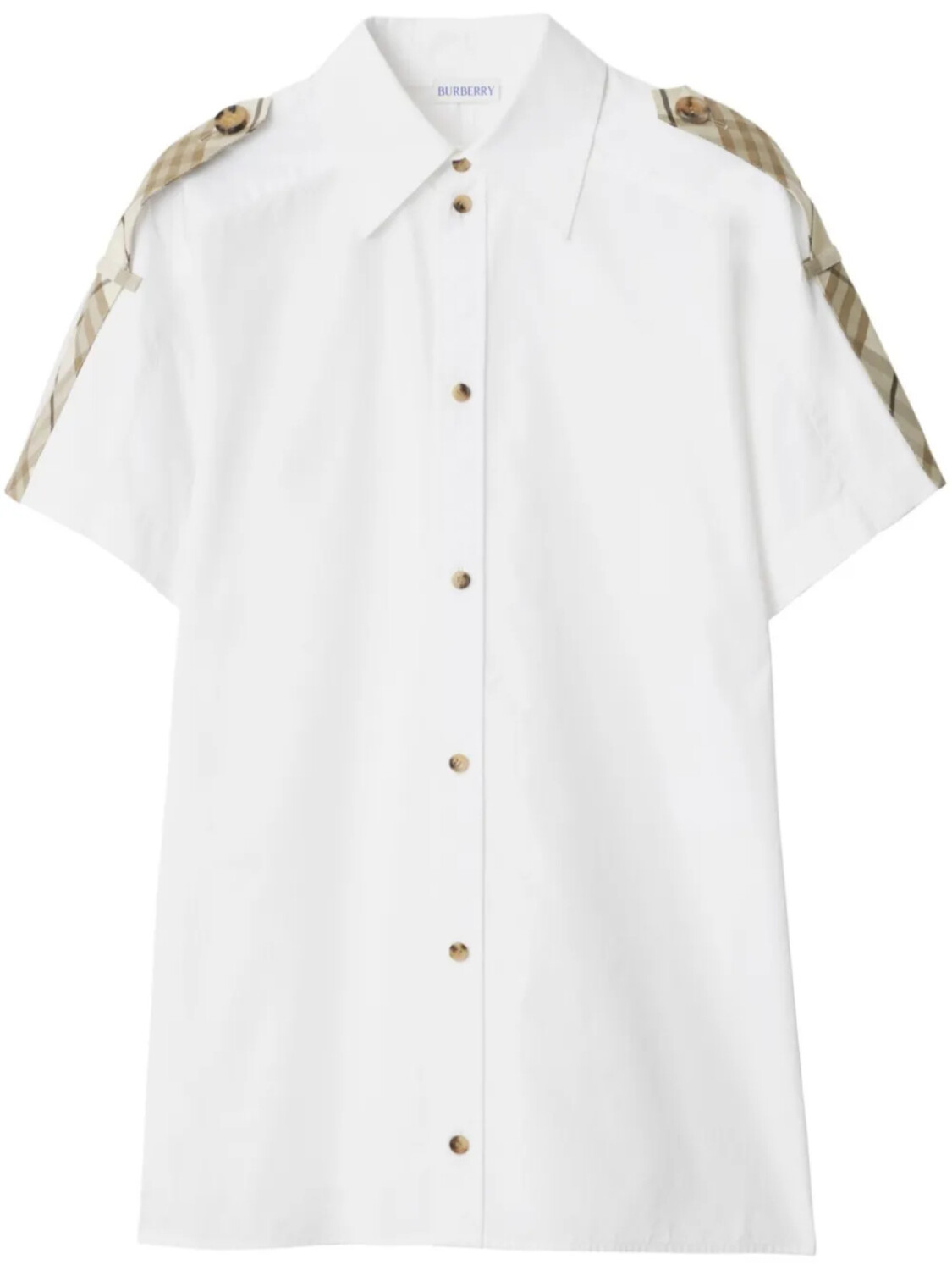 

Рубашка из хлопка Burberry, белый
