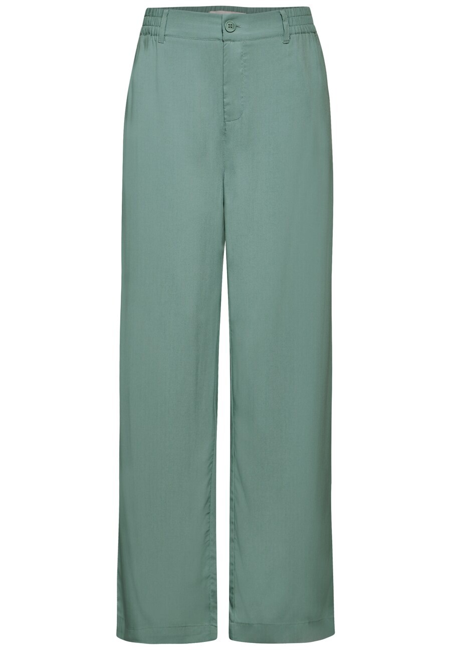 

Тканевые брюки STREET ONE Loose fit Pants, цвет grass green