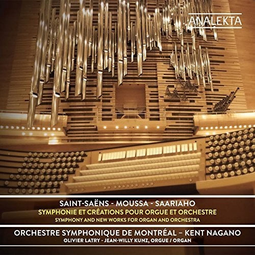 

CD диск Saint-Saens / Montreal Symphony Orch / Nagano: Saint-Saens Moussa - Saariaho: Symphony & New