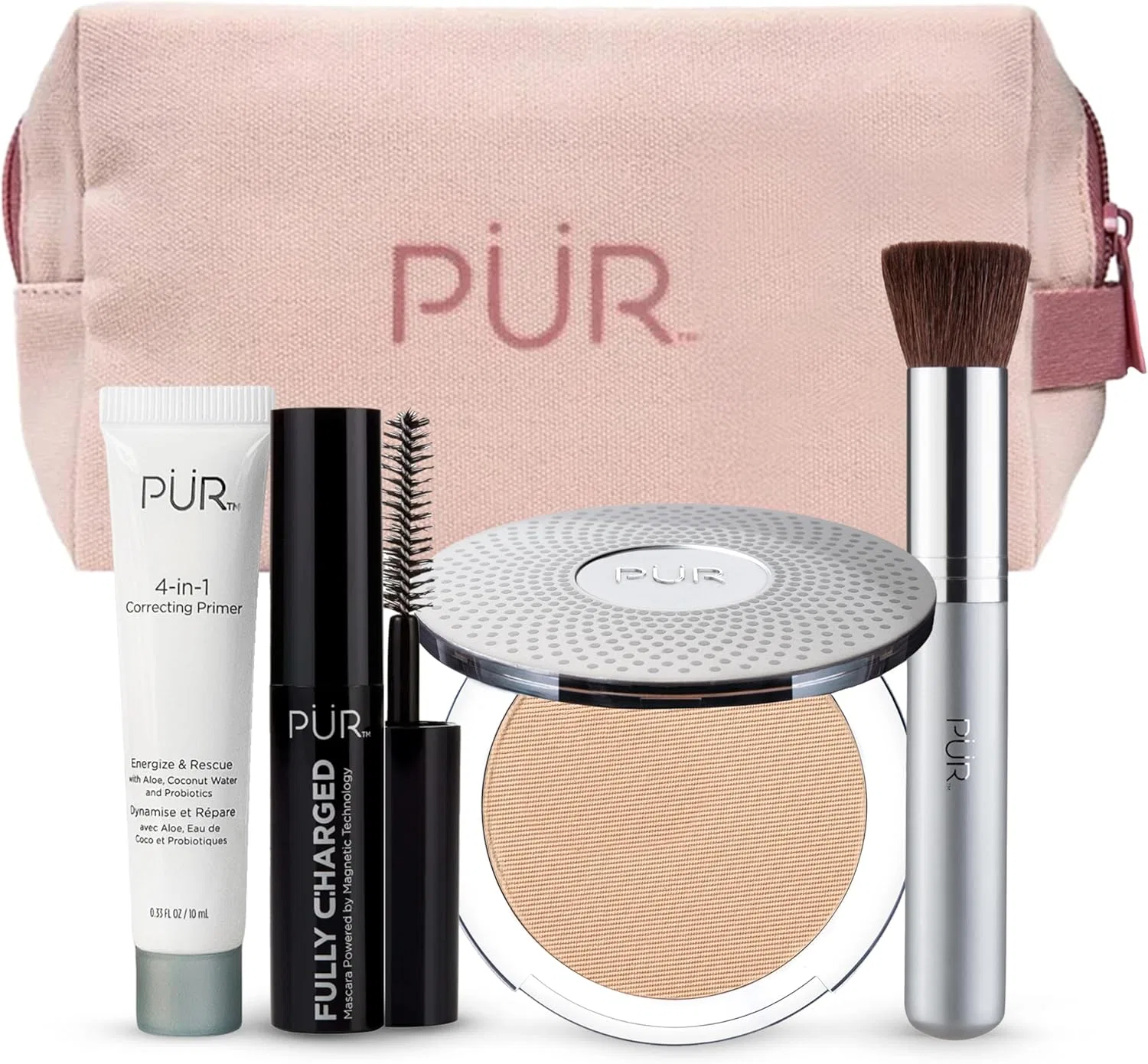 Набор косметики PUR MINERALS Multi-Tasking Essential Kit, бежевый, 28.35 г