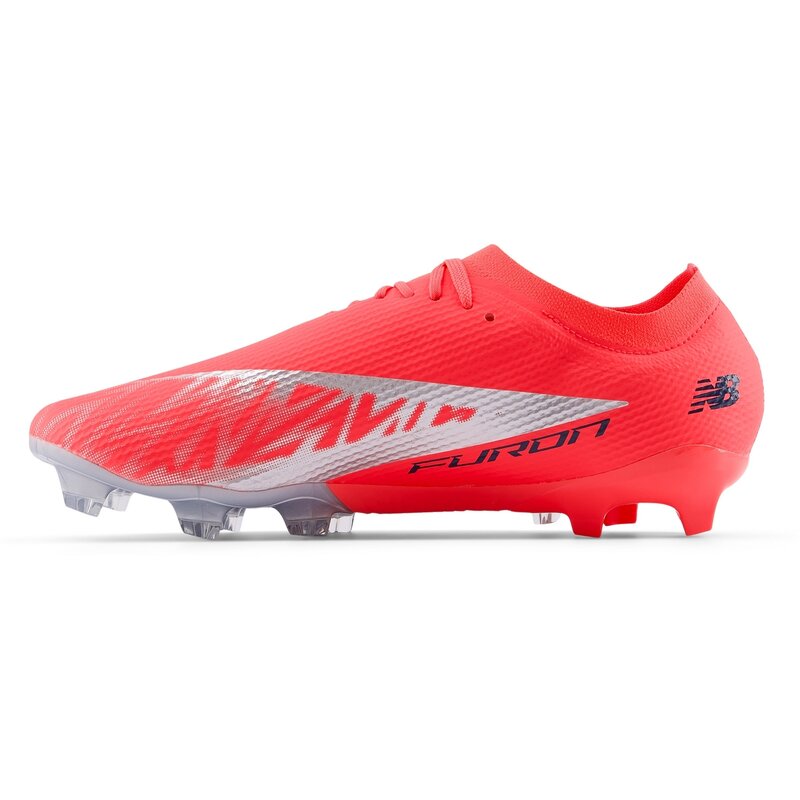 Футбольные бутсы для газона furon team fg v8 New Balance, красный — фото 4
