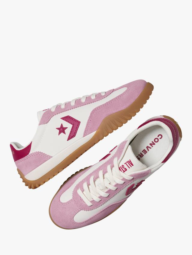 Кроссовки Run Star из смесовой замши Converse, Pink/White — фото 2