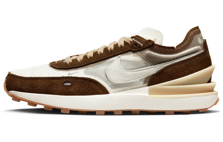 Кроссовки Nike Waffle One Pecan Sail, белый/коричневый