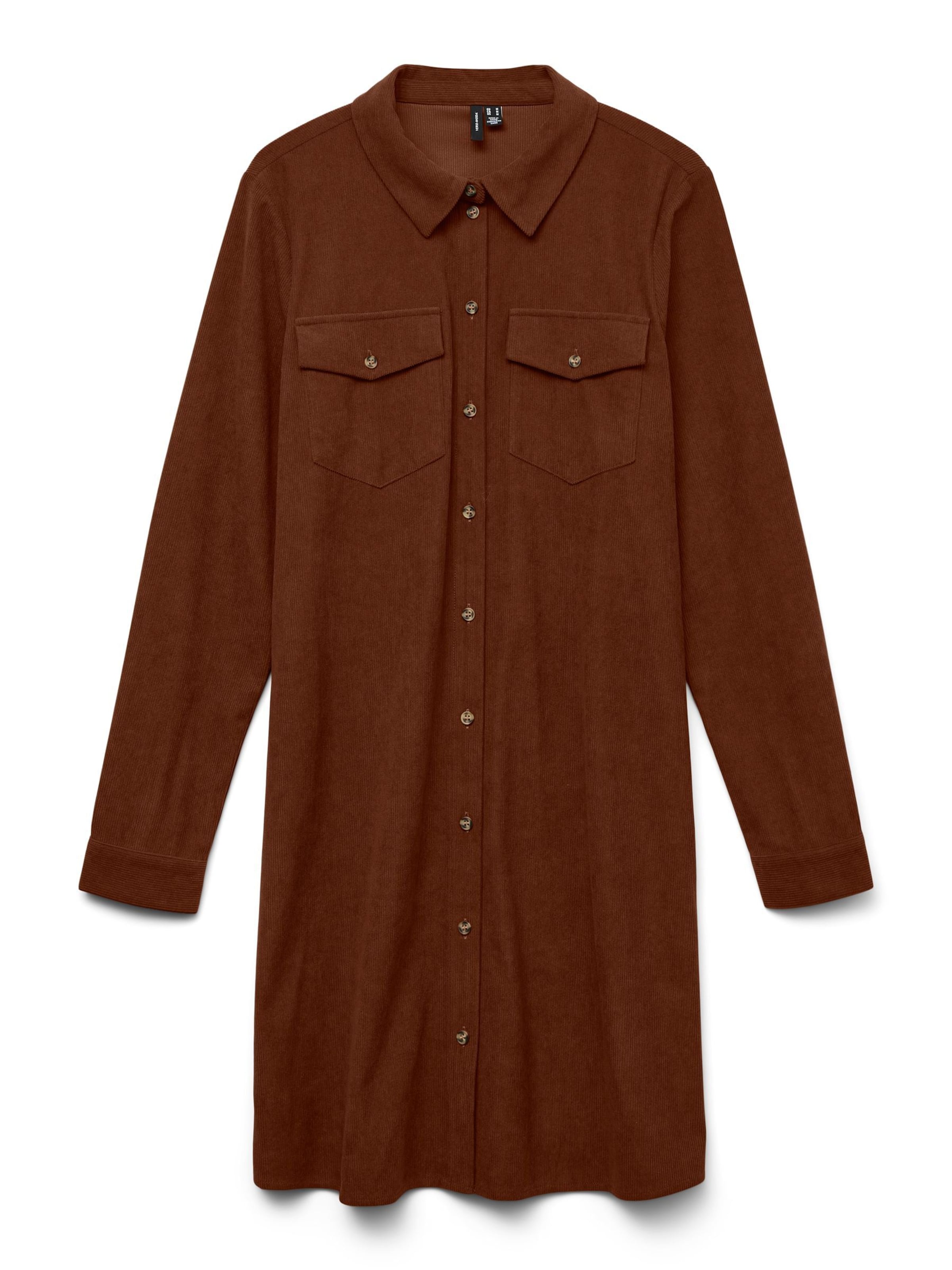 

VERO MODA Платье-рубашка 'VMVilja' в коричневом цвете