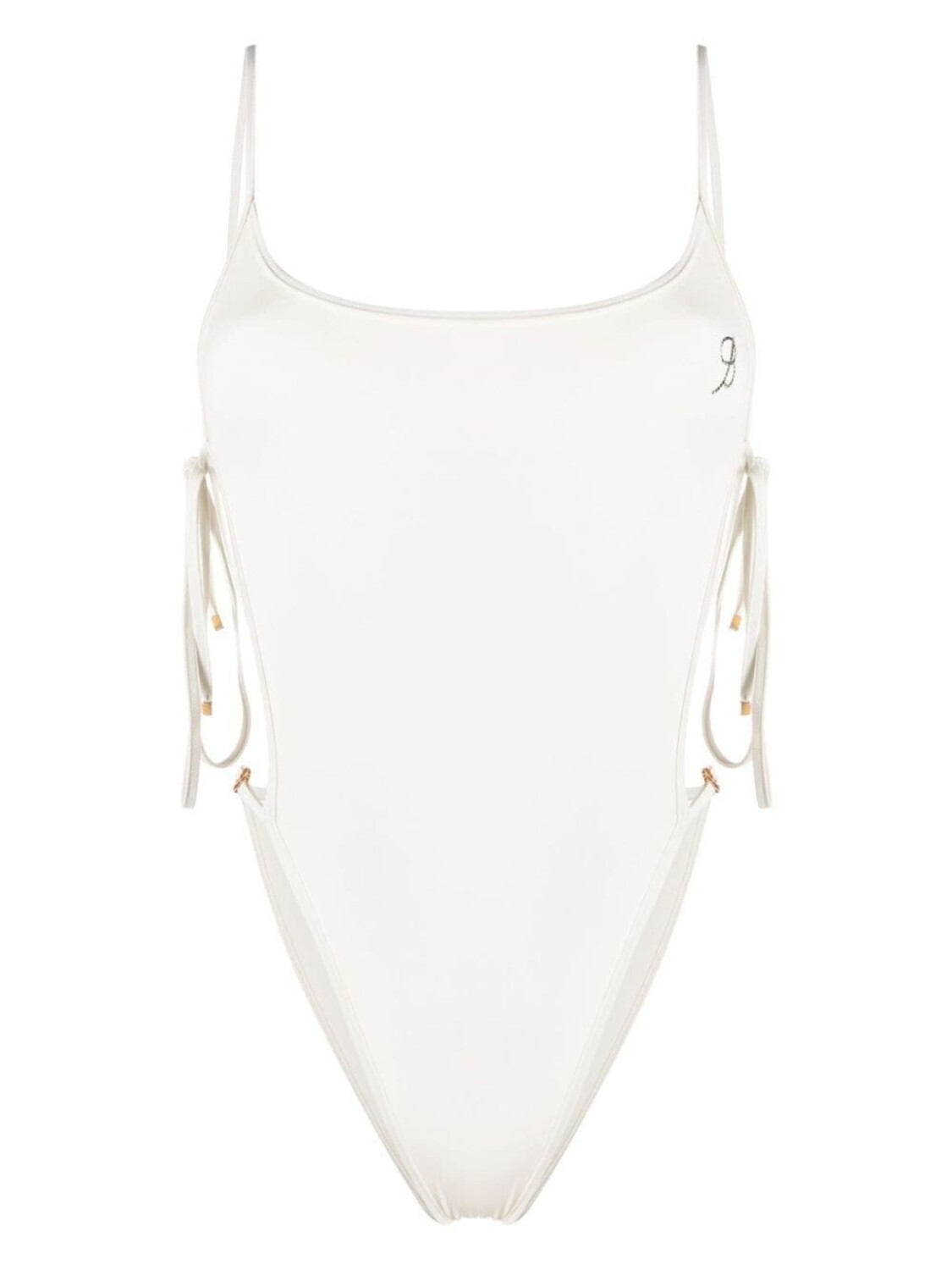 

Купальник с завязками Blumarine, белый
