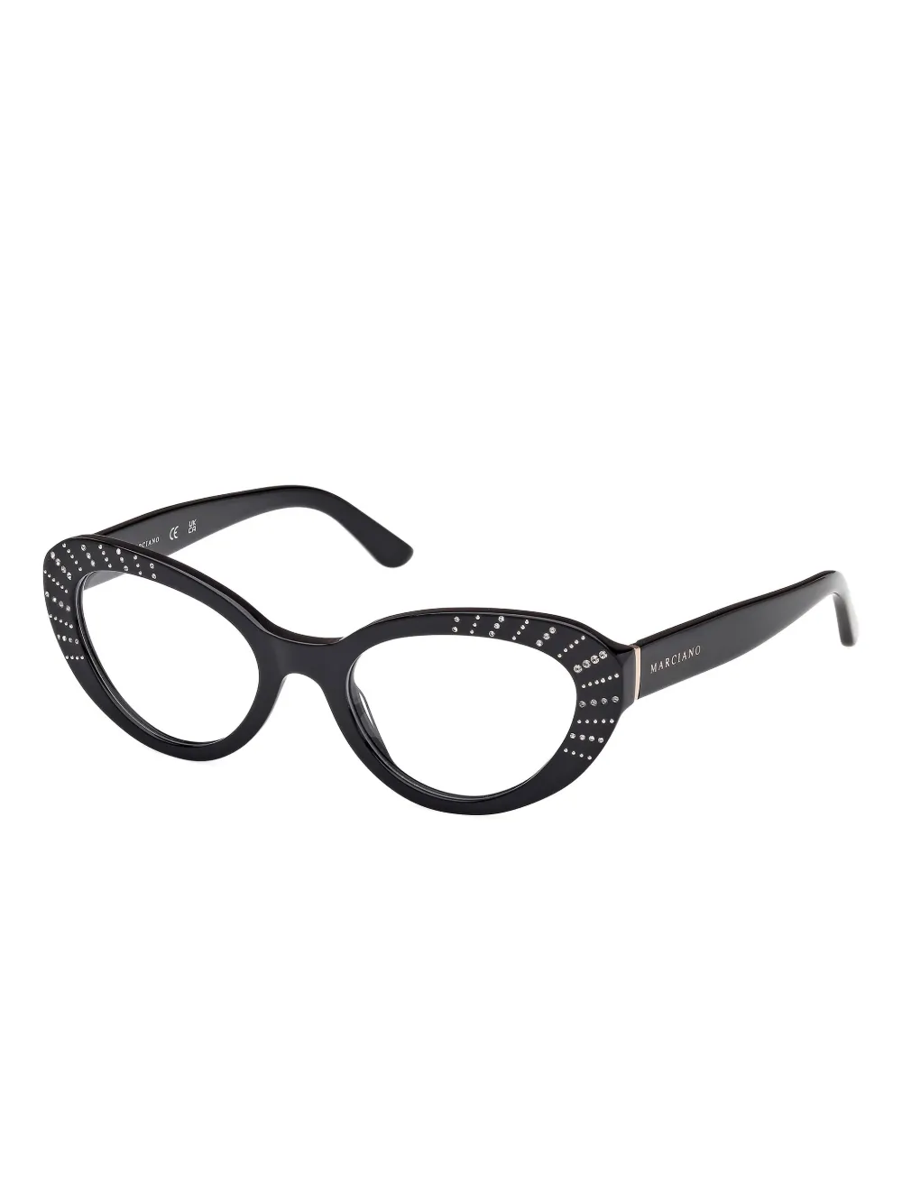 

Очки «кошачий глаз» с декором GUESS EYEWEAR, черный