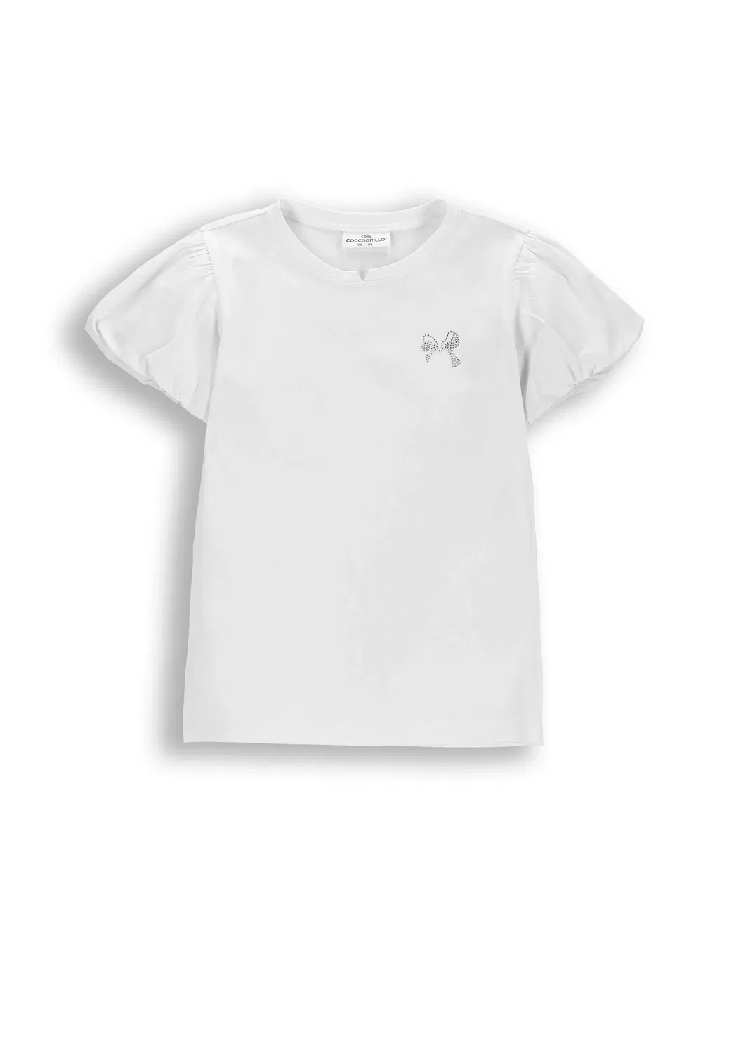 T-shirt с пайетками Coccodrillo, белый