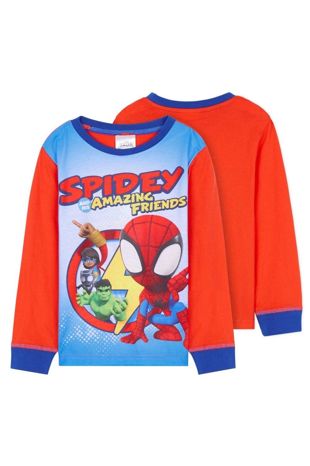 Пижамный комплект с длинными рукавами Spidey & Amazing Friends Marvel, мультиколор — фото 3