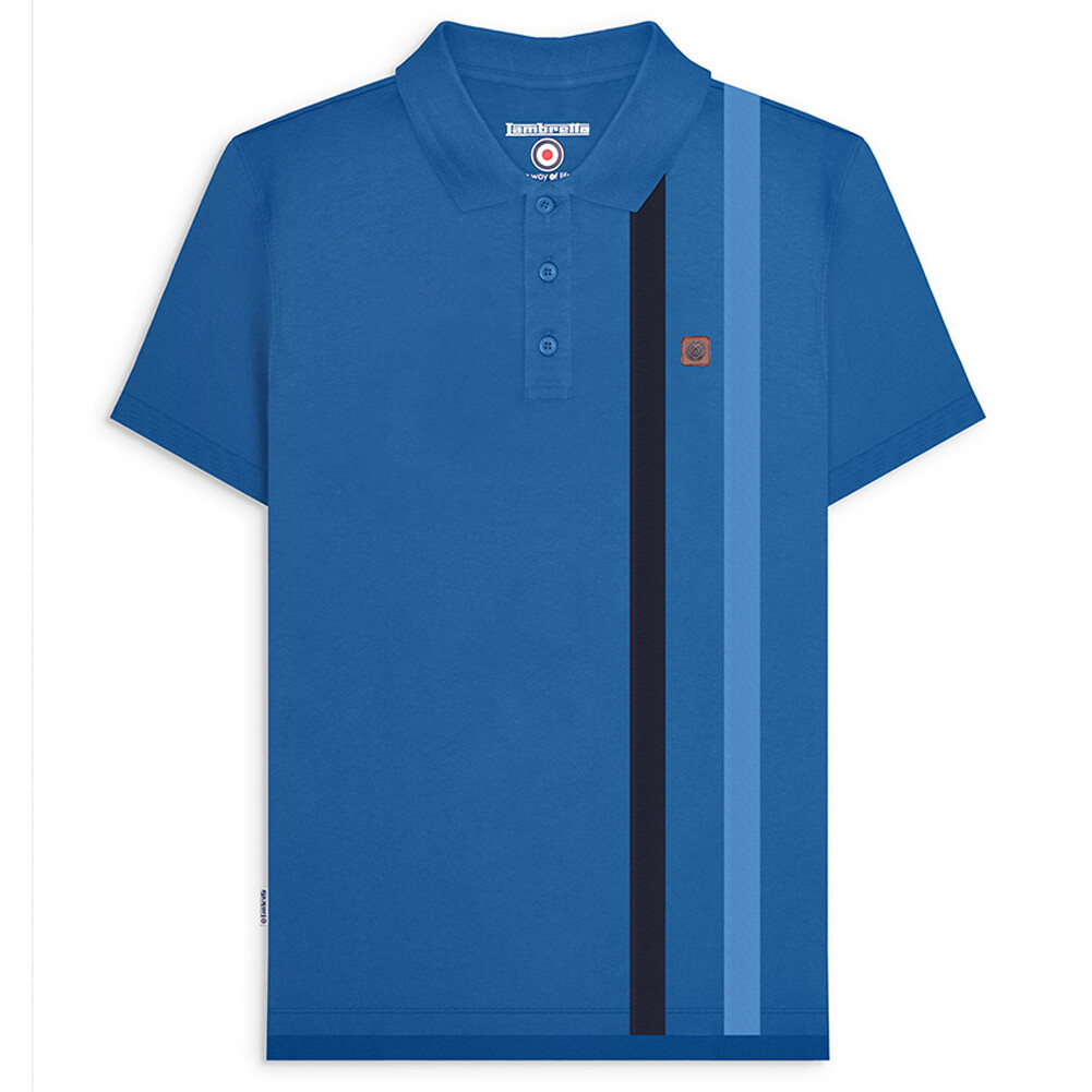 

Мужская рубашка поло Lambretta Cut & Sew