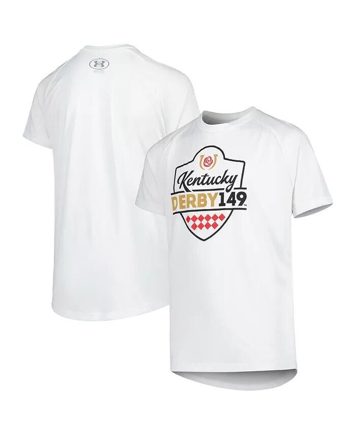 

Белая футболка Big Boys Kentucky Derby 149 Tech Raglan Under Armour