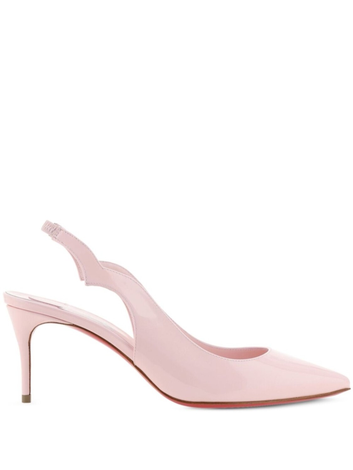 

Туфли Hot Chick 70 с ремешком на пятке Christian Louboutin, розовый