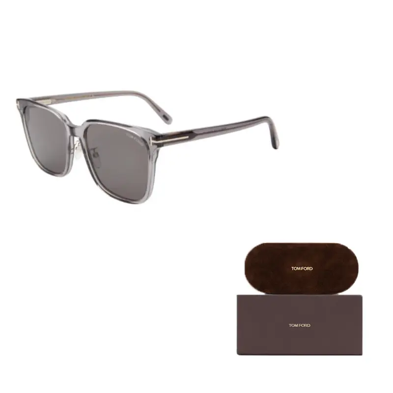 

TOM FORD Пластиковая оправа квадратные солнцезащитные очки TF Plate Frame Square Unisex Multicolor, Gray