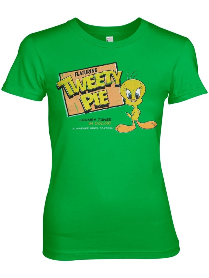 

Футболка Tweety Pie Girly Tee Looney Tunes , зеленый