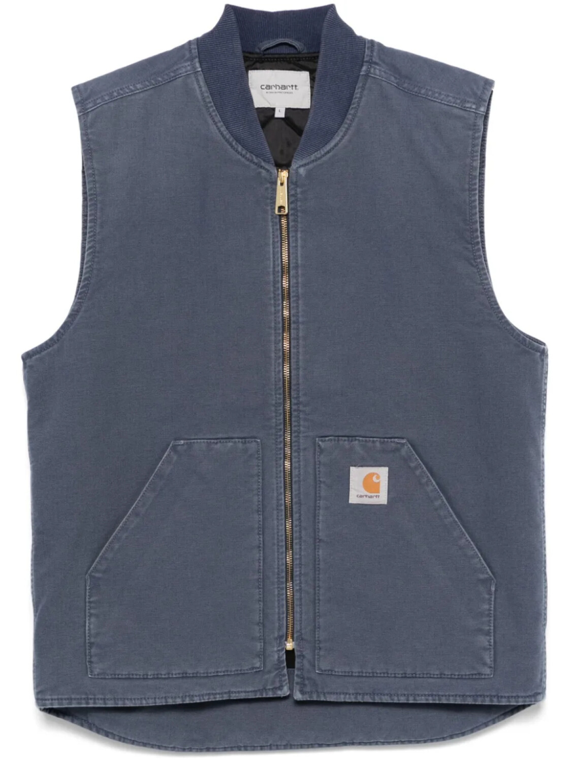 

Жилет из холста Carhartt WIP, синий