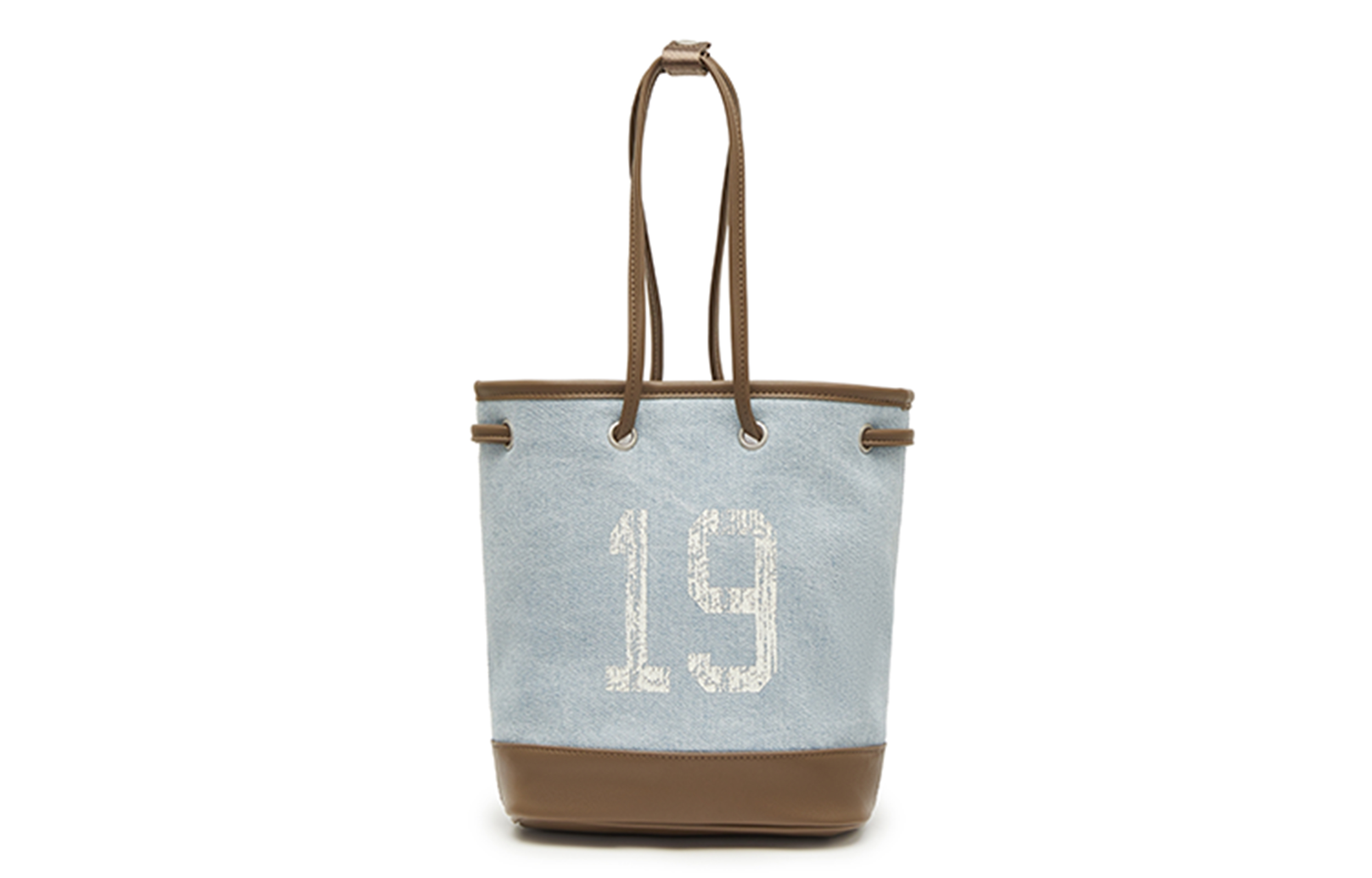 

Сумка через плечо из денима, обычная, унисекс, разноцветная Champion, Light Blue Denim/Baroque Brown