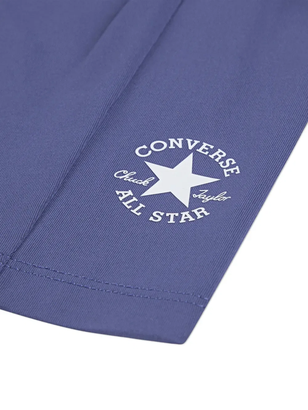 Шорты с логотипом и завязками на талии Converse Kids, синий — фото 4