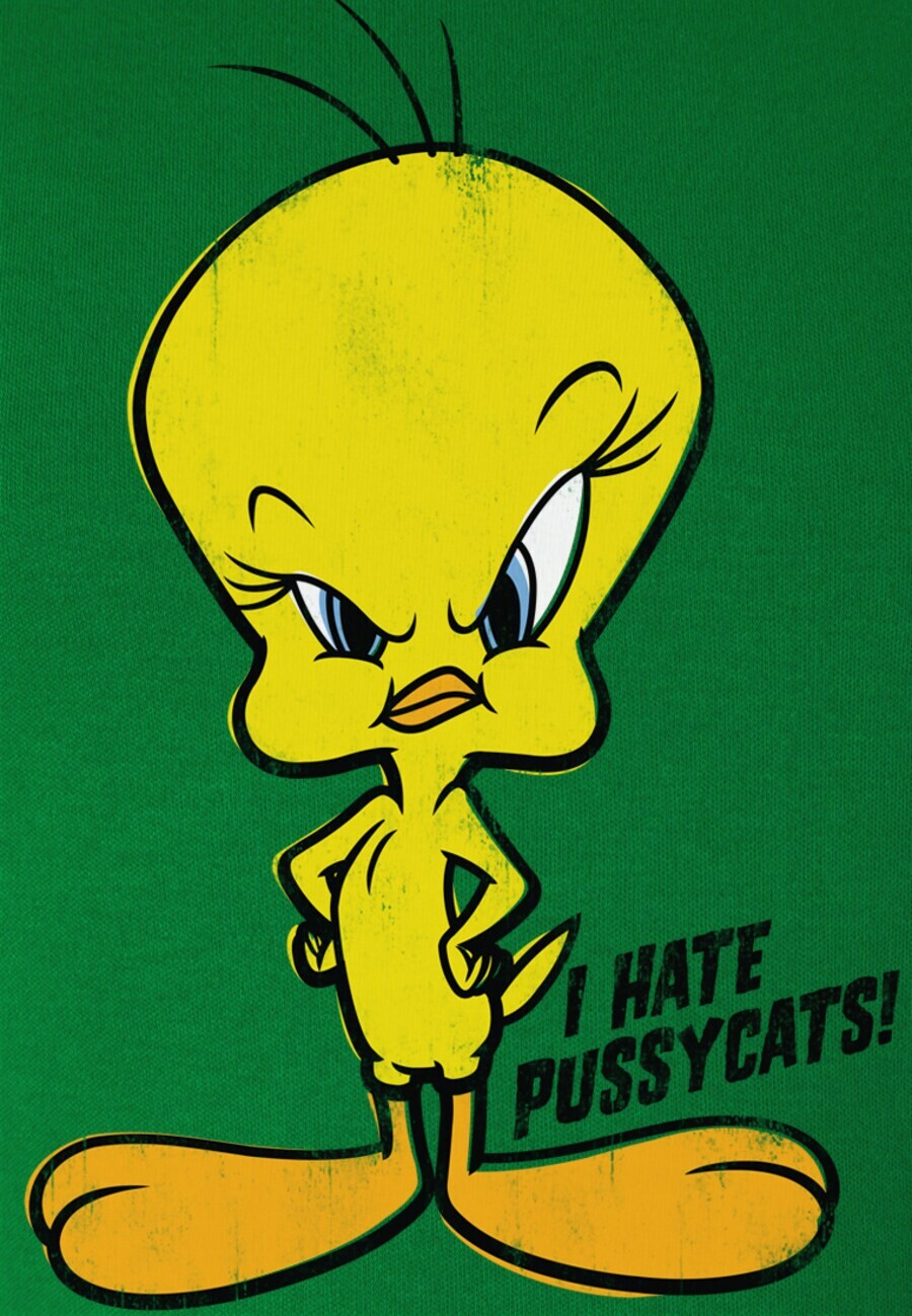 Футболка LOGOSHIRT Tweety - I Hate Pussycats Vogel, зеленый — фото 4