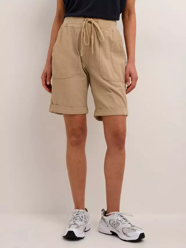 

Шорты KAFFE Naya Elastic Waist Cotton, цвет classic/sand
