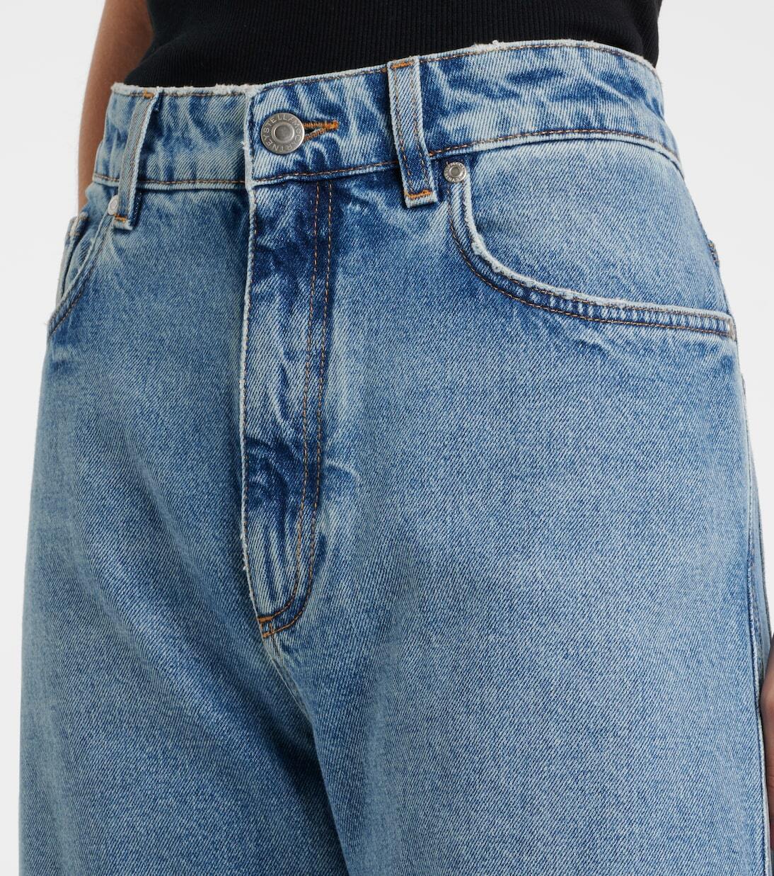 Джинсы со средней посадкой и широкими штанинами Stella McCartney, Medium Vintage Blue — фото 4