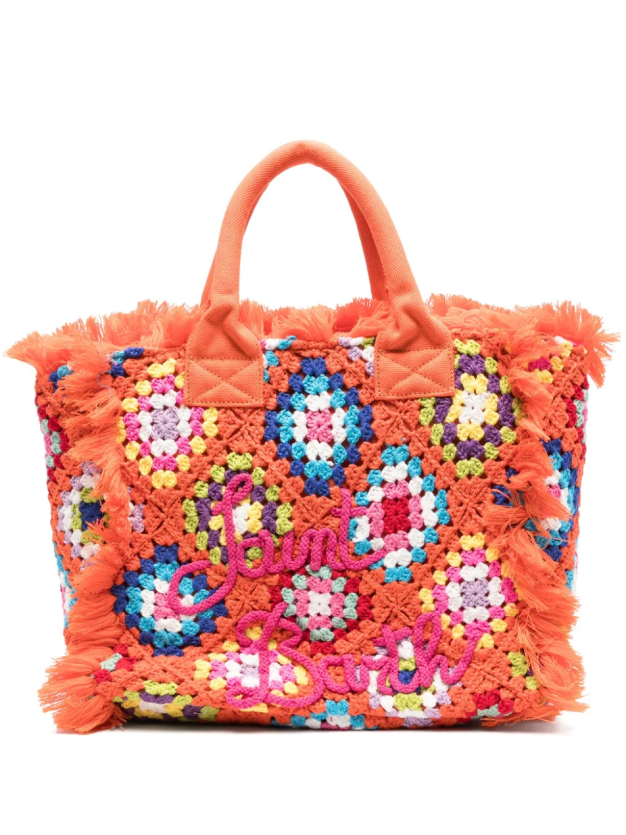

Сумка-тоут Vanity Crochet MC2 Saint Barth, оранжевый