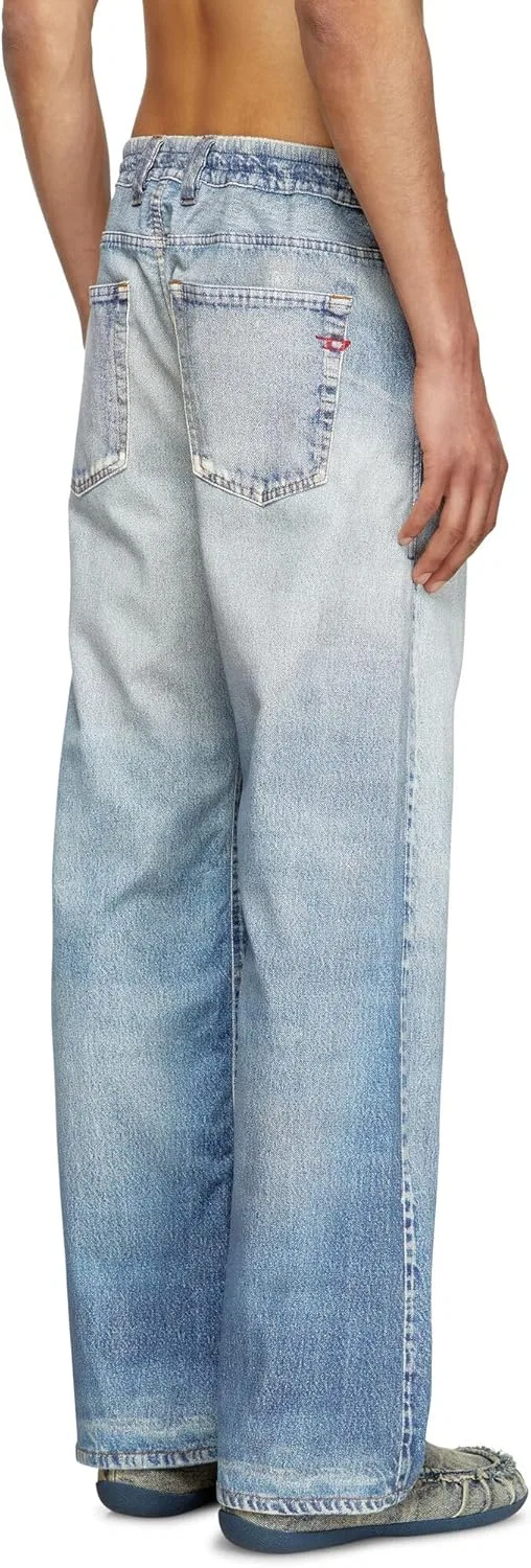 Джинсы Diesel 2080 D-Reel JoggJeans Relaxed, Light Blue — фото 4