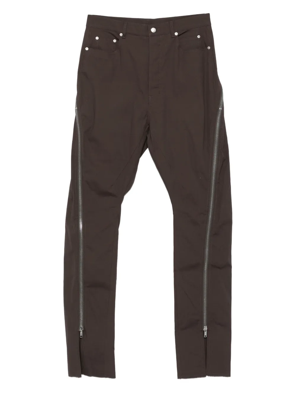 

Брюки с молниями Rick Owens, серый