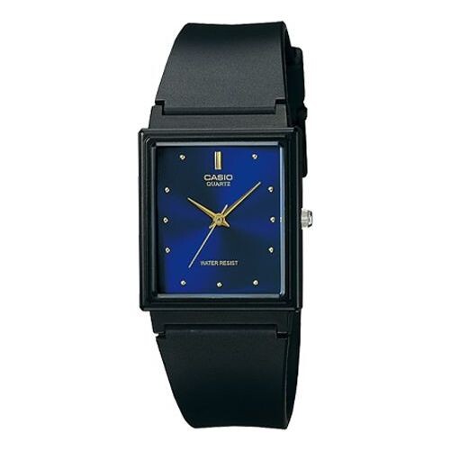 

Часы CASIO Quartz Waterproof Sports Blue DialBlack Strap Blue DialBlack Strap Mens BlueBlack Analog, черный