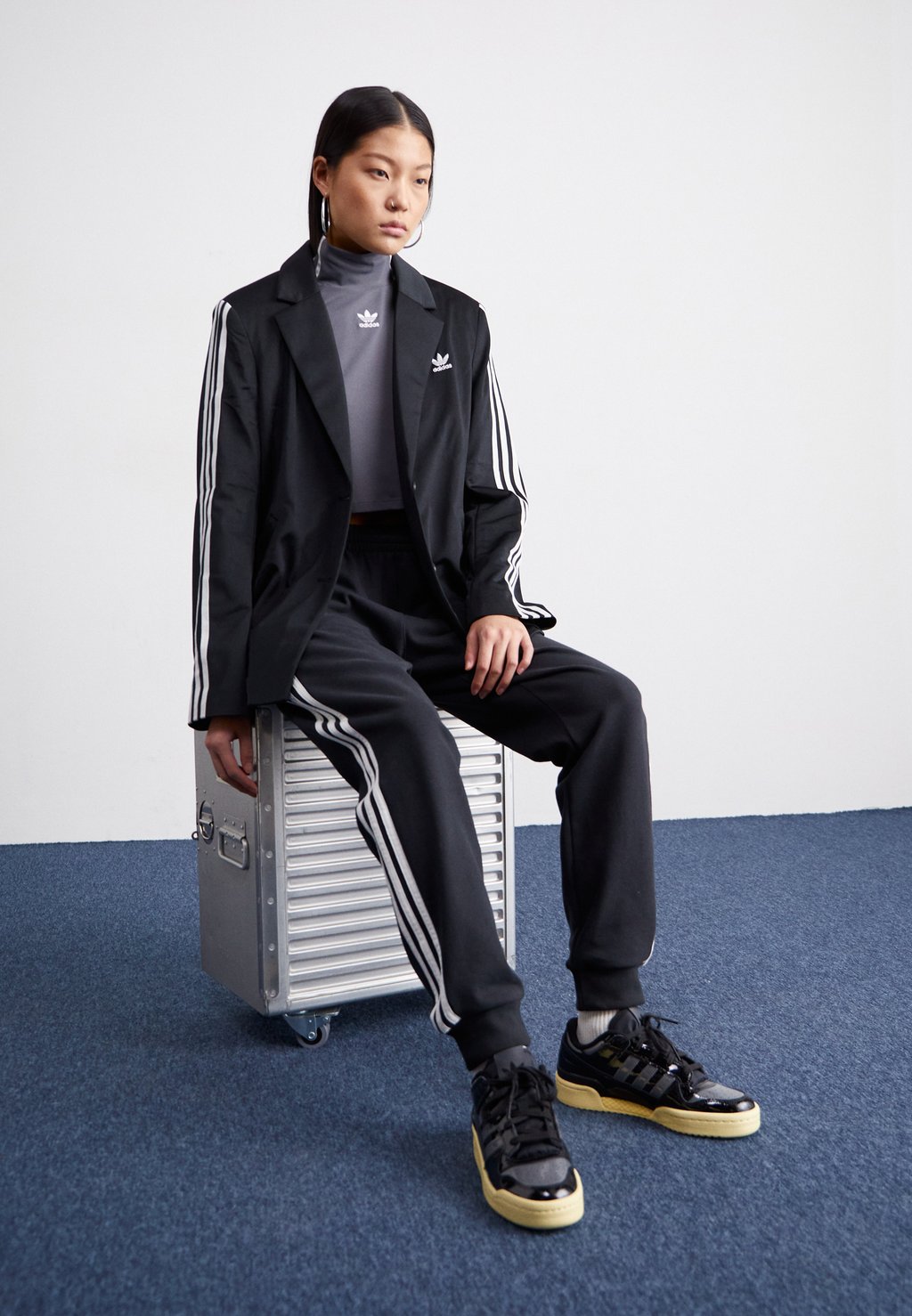 Кроссовки FORUM adidas Originals, черный — фото 3