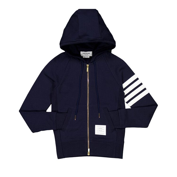 

Топ Thom Browne Double Face Full Zip Up Knitwear 'Navy'
