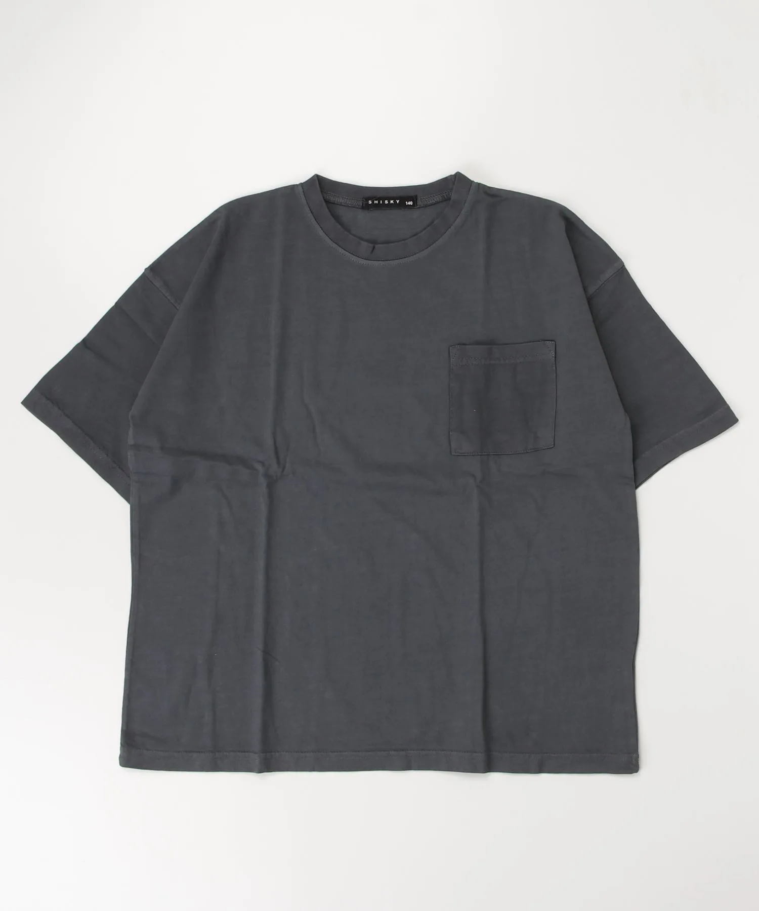 Футболка оверсайз с пигментной обработкой Pigment Oversize T-shirt ZI-ON тёмно-зелёная — фото 4