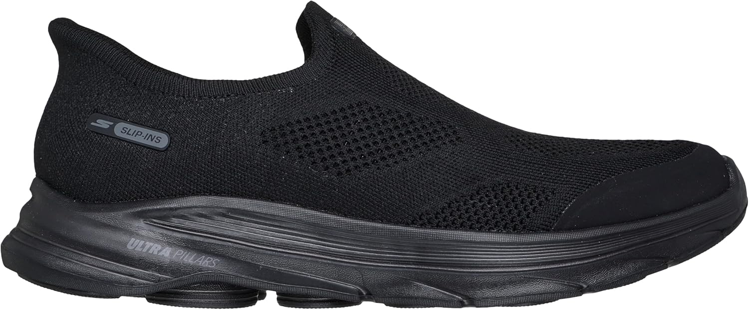 Мужские кроссовки Skechers Go Walk 8 Pelayo с легким надеванием, черный — фото 2