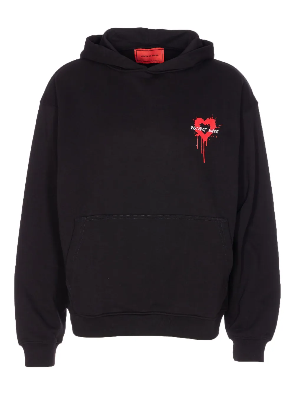 

Худи с принтом в виде сердечек Vision Of Super, черный