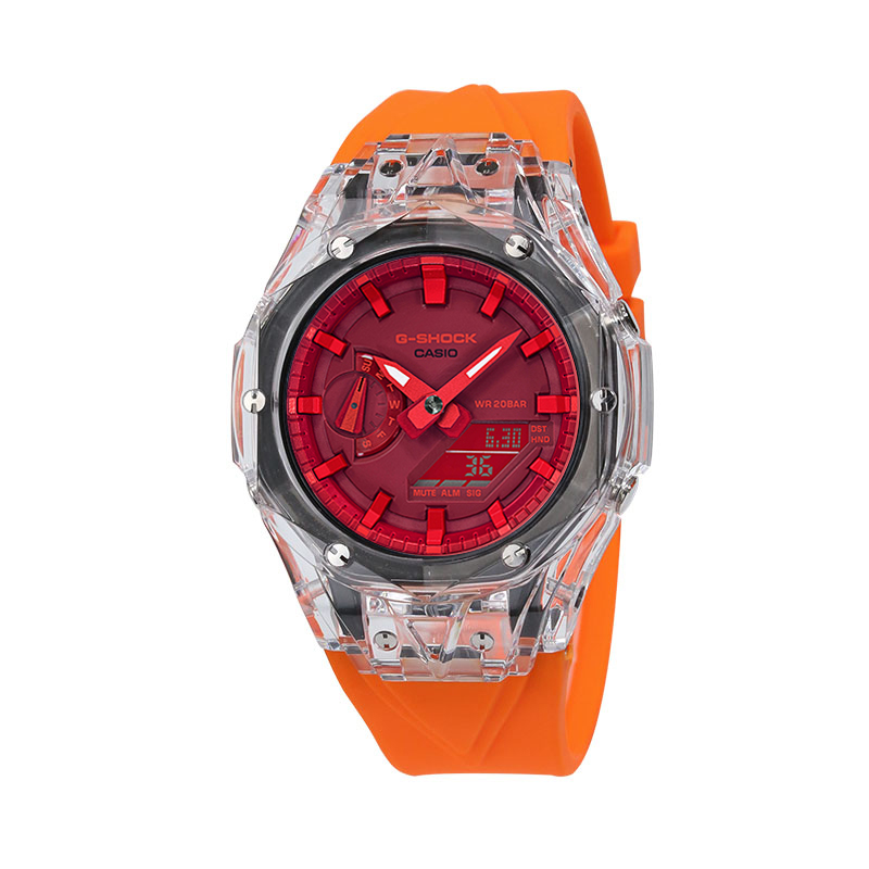 

CASIO Часы Unisex Liquid Crystal/Analog Dual Display Series Red Watch
