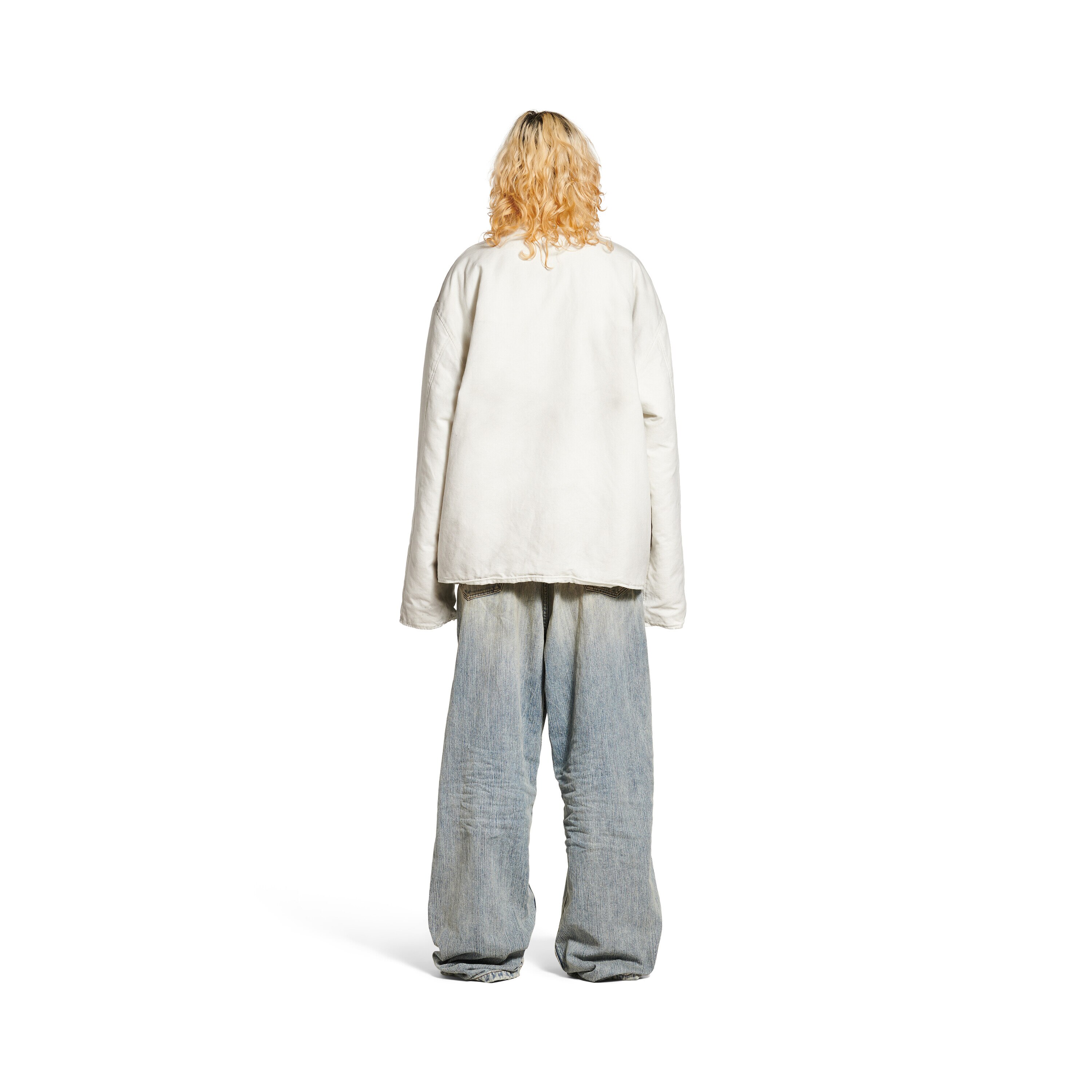 

Куртка на молнии BALENCIAGA, белый