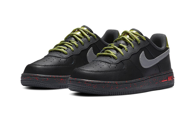 Кроссовки Nike Air Force 1 Low Black Asparagus PS — фото 3
