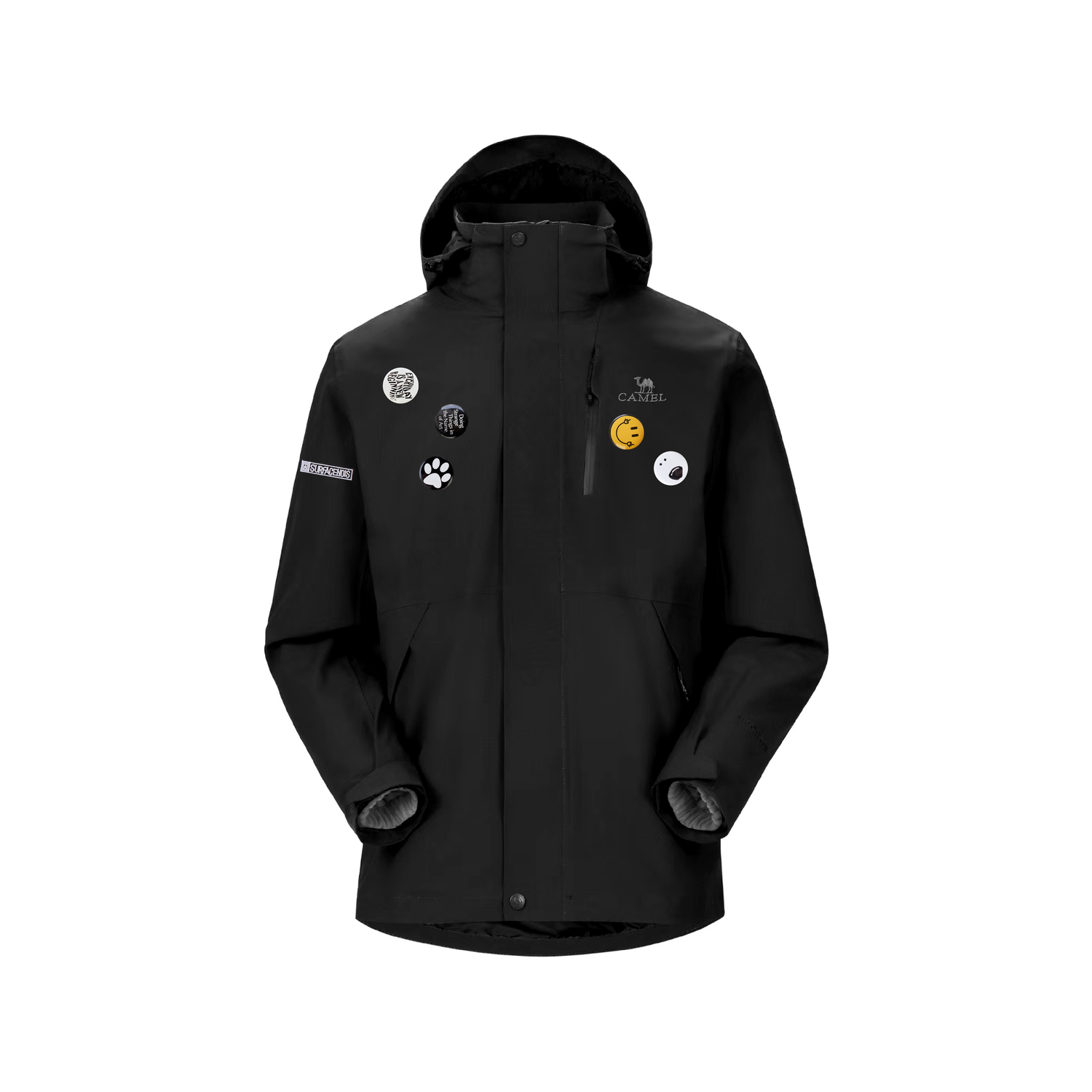 

Ветровка All weather Waterproof And Windproof Unisex CAMEL, phantom черный