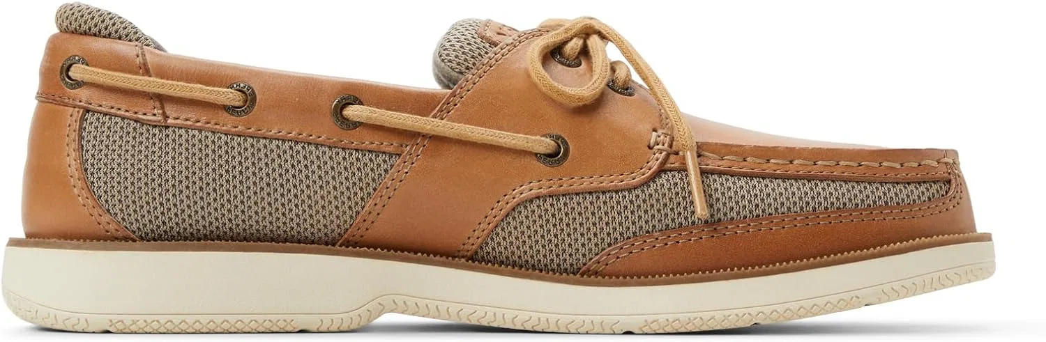 Мужские лоферы от Sperry Surveyor с двумя кожаными туфлями, светло-коричневый — фото 4
