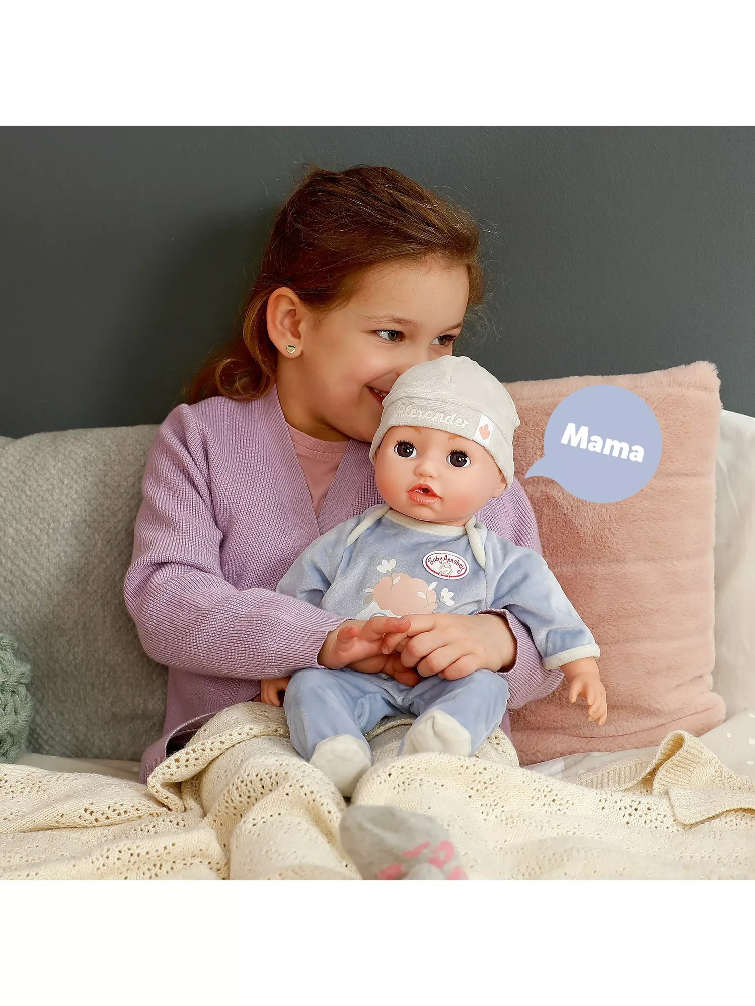 Кукла Active Alexander 43 см в синем комбинезоне и с аксессуарами Baby Annabell — фото 3