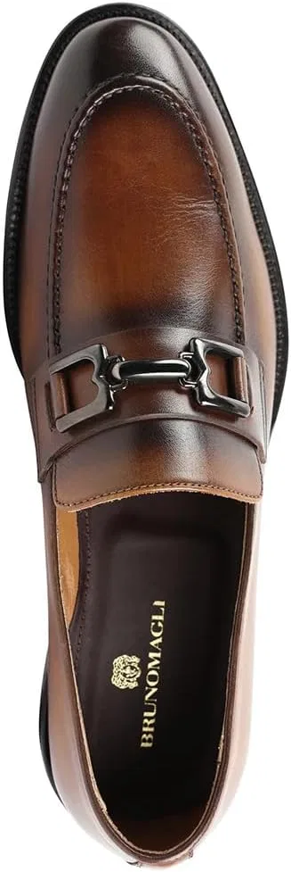 Лоферы мужские Bruno Magli Alpha, Cognac Calf — фото 3
