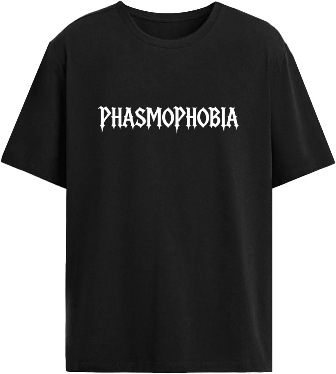 Футболка PHASMOPHOBIAA женская повседневная Generic, черный