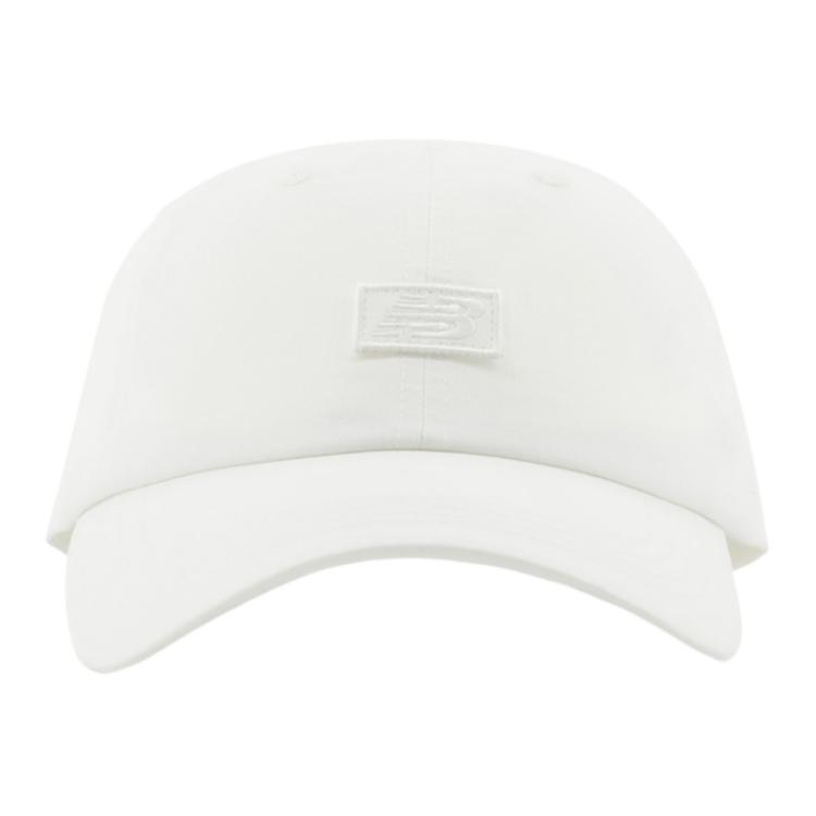 

New Balance Хлопковая бейсболка унисекс черно-белая, White