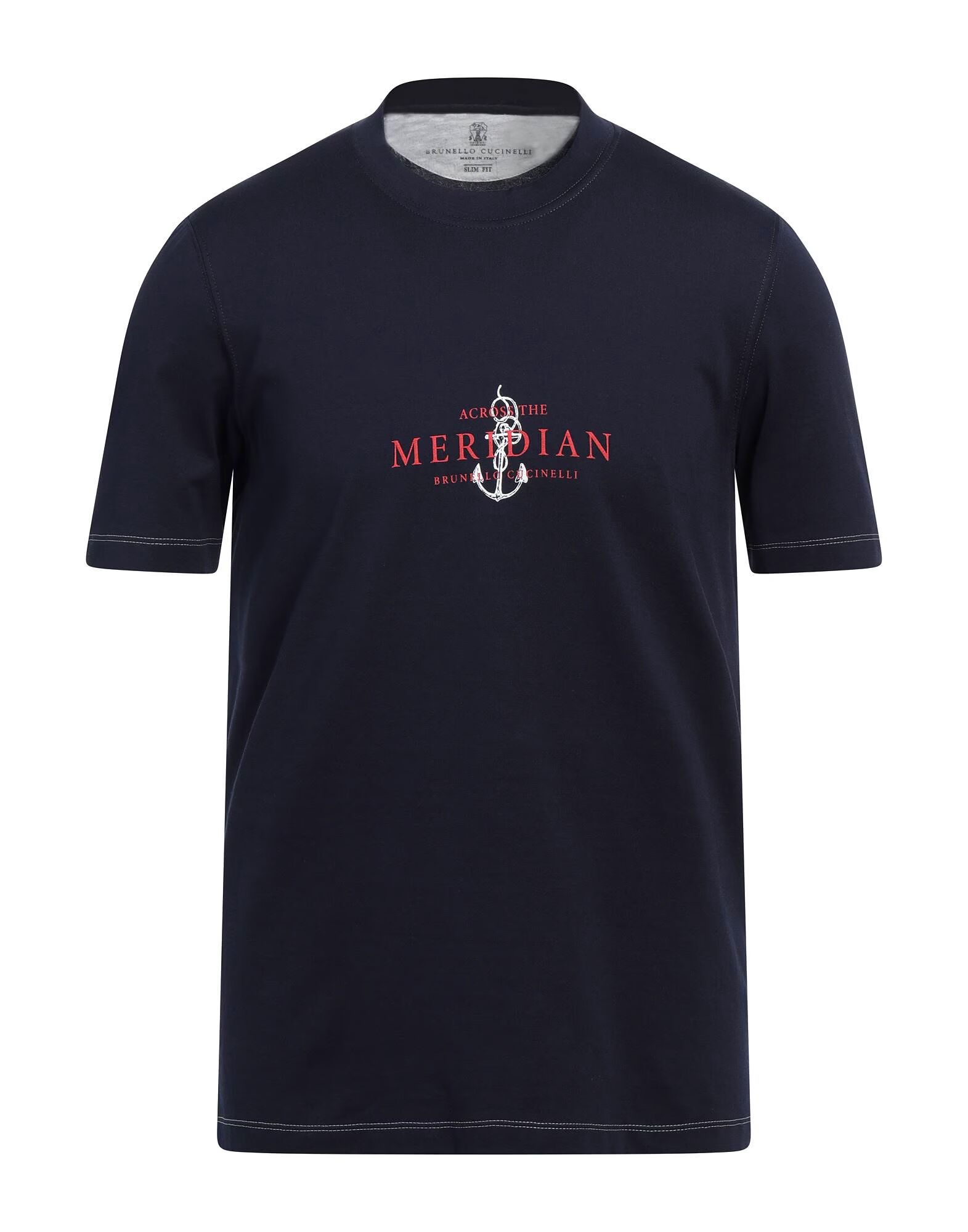 

Футболка Brunello Cucinelli, полуночно-синий