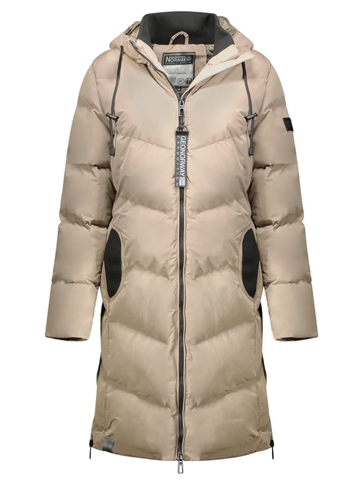 

Geographical Norway Зимнее пальто "Бонус" бежевого цвета
