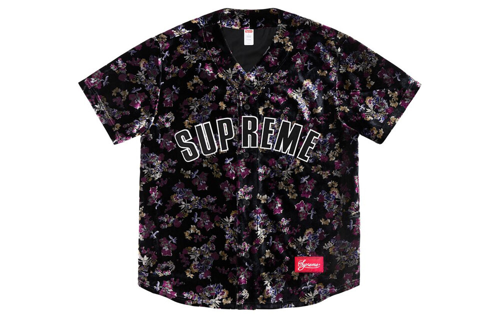 

Джерси Supreme Floral, черный / фиолетовый