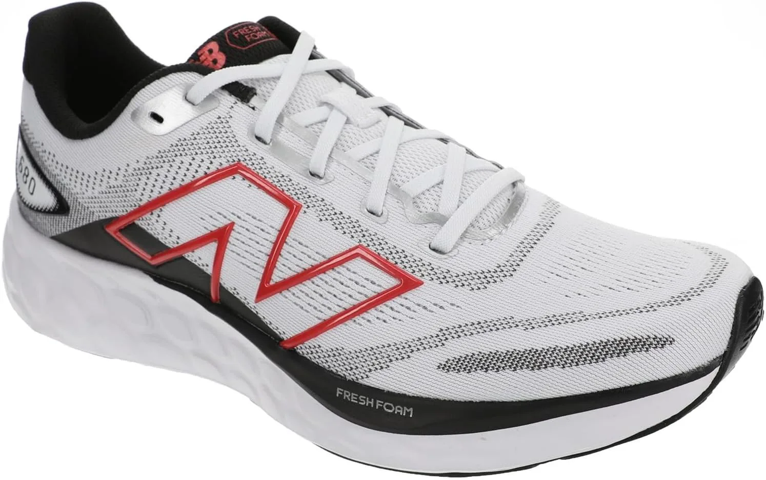 Мужские кроссовки New Balance Fresh Foam 680 V8, белый/черный