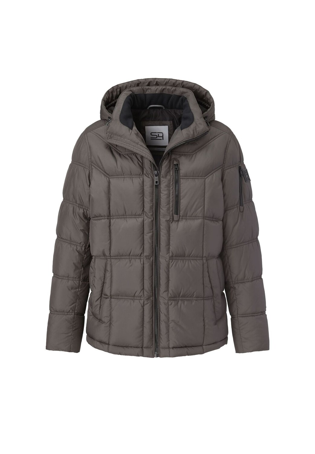 

Стеганая куртка со съемным капюшоном Атланта S4 JACKETS, цвет Light Grey Melange
