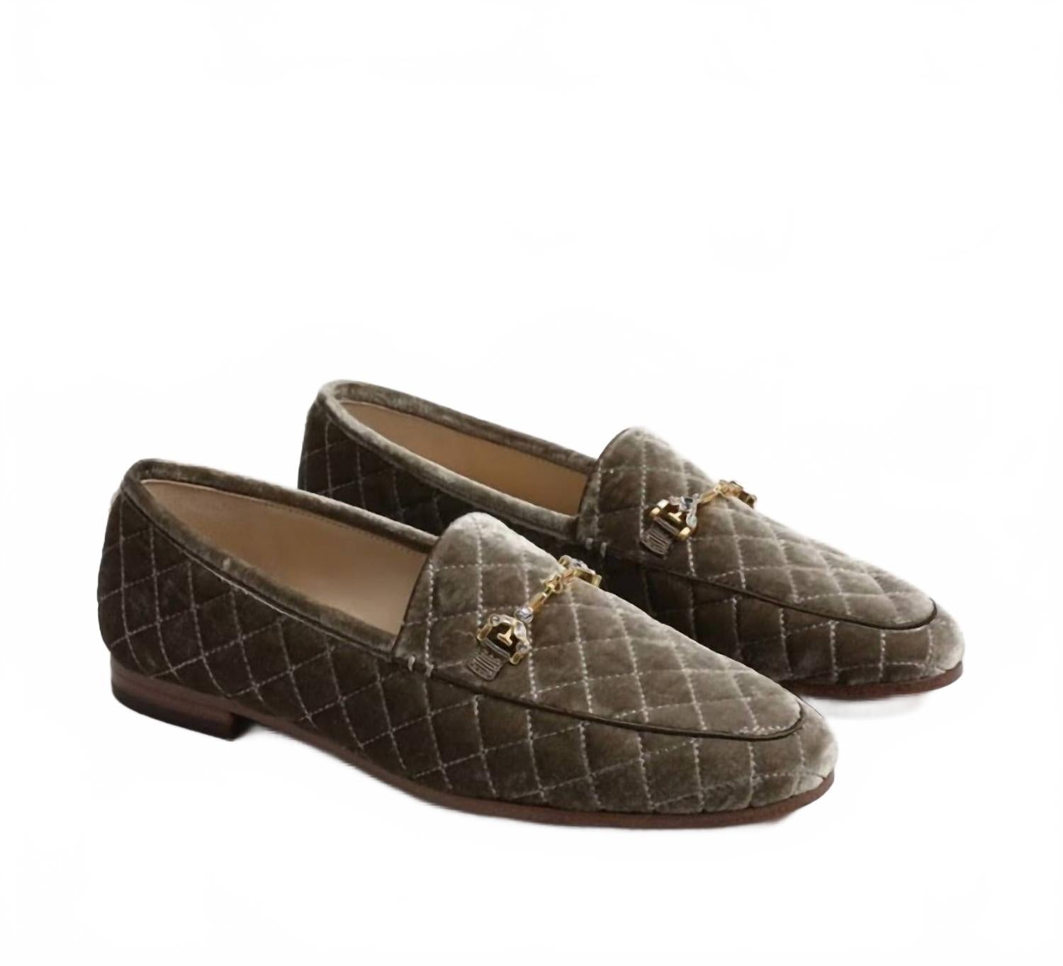 Женские туфли-лоферы Loraine Regal цвета темно-серебристый шалфей Sam Edelman