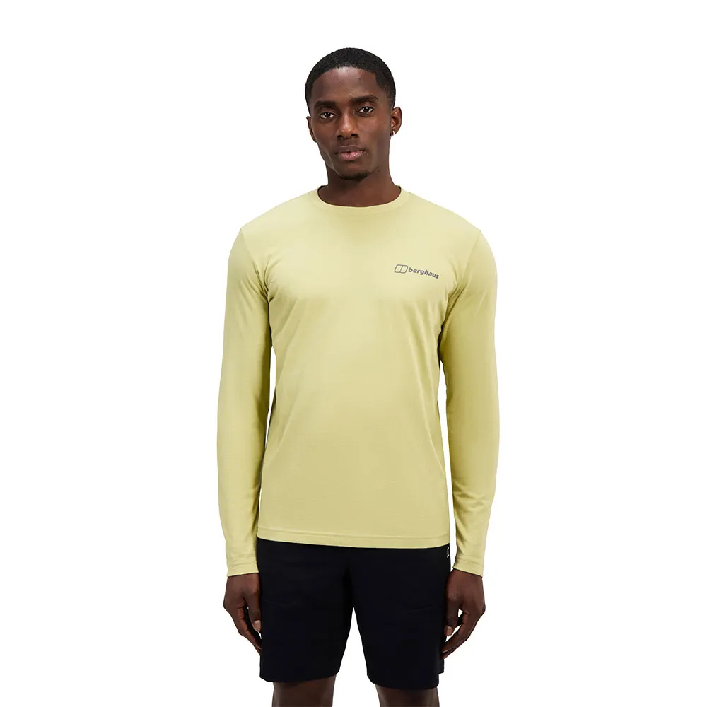 

Лонгслив Berghaus Grappled, желтый