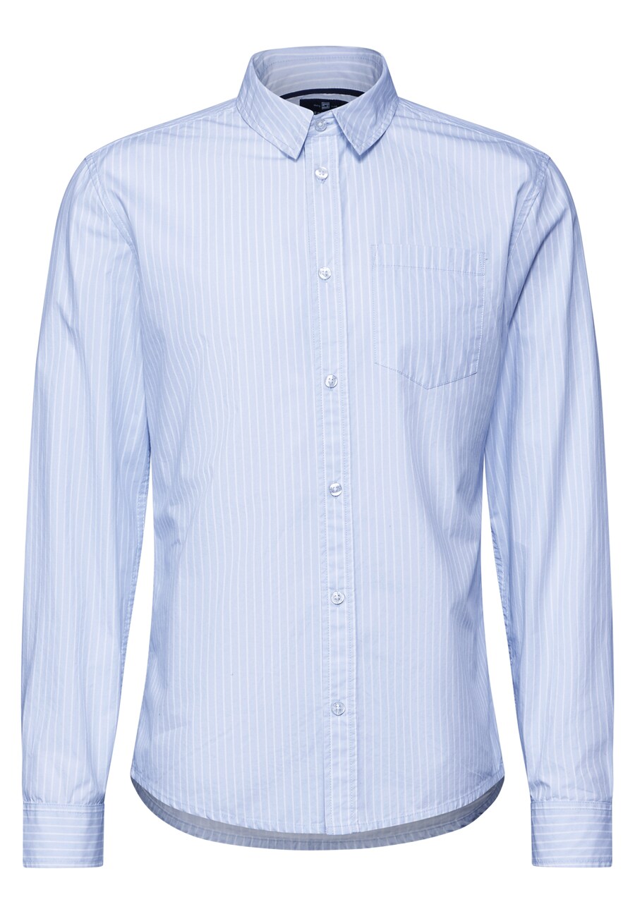 

Рубашка на пуговицах классического кроя Street One MEN, Blue